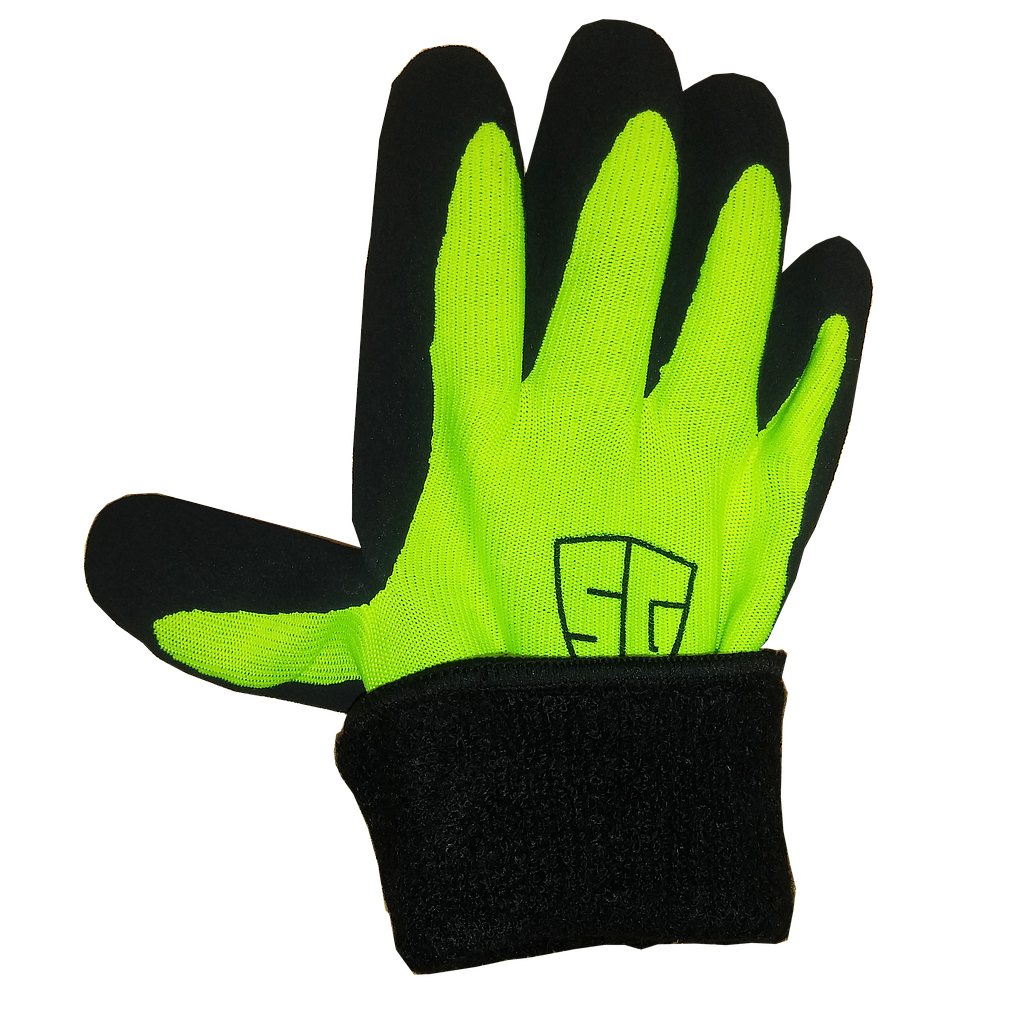 High Visible Winter Thermal Double Lined Black Rubber Work Glove