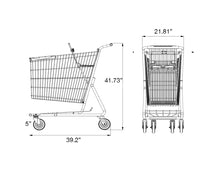 Metal Shopping Cart 175 Liters
