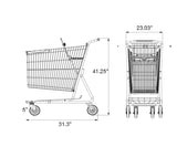Metal Shopping Cart 185 Liters