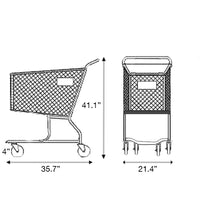 Metal Shopping Cart 130 Liters