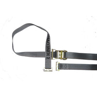 Logistic Strap with Ratchet Buckle Gray 2"x16'