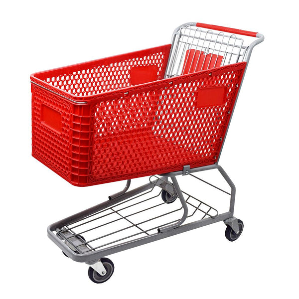 plastic shopping cart 