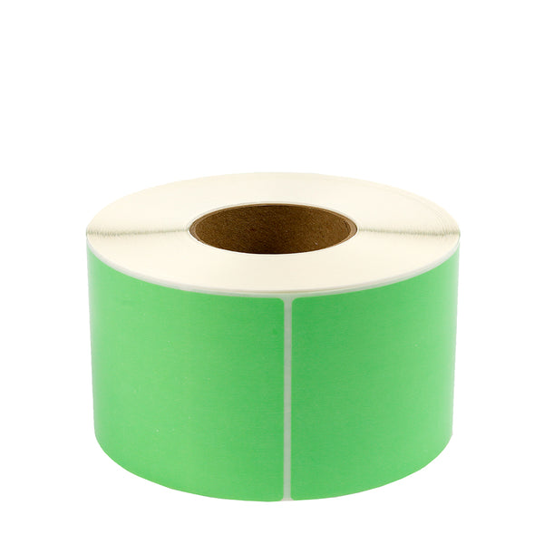 Fluorescent Green Shipping Label
