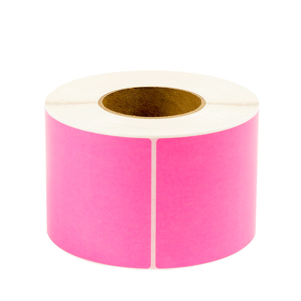 Fluorescent Pink Shipping Label