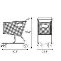 Plastic Shopping Cart 180 Liters